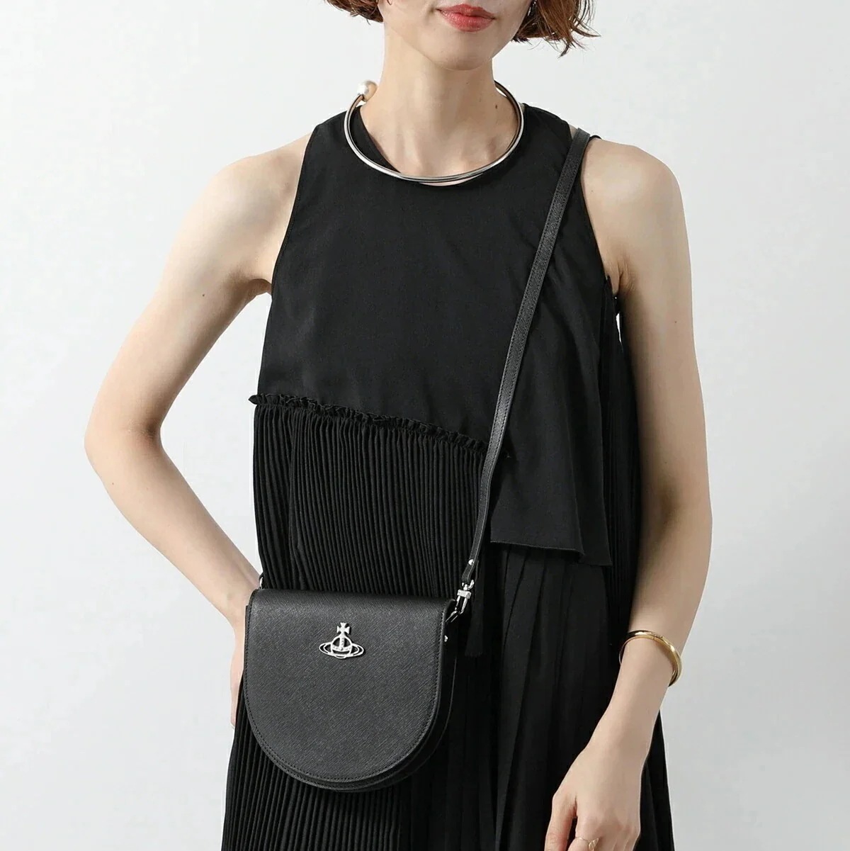 Vivienne Westwood ヴィヴィアンウエストウッド ショルダーバッグ 43030097 L001N レディース オーブ サフィアーノレザー クロスボ 【mega】