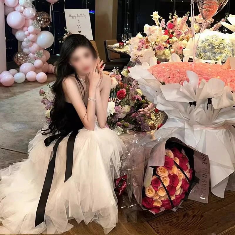 女性のためのハイエンドイブニングドレス2025成人式エレガントな誕生日ドレス宴会気質ホスト