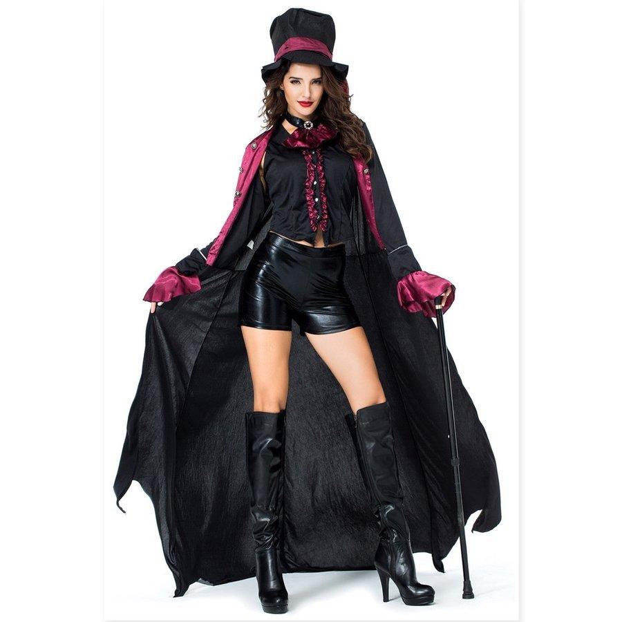 b333新作SLハロウィン衣装 大人用 女性用 吸血鬼 伯爵 コウモリ バンパイア コスプレ衣装 コスチューム ハロウィン 衣装 レディース ガールズ ハロウィーン