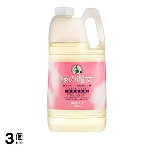 ランドリー 柔軟剤入洗濯用洗剤 2000g (本体) 3個セット