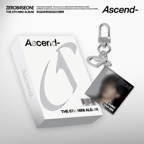 [5種セット] ZEROBASEONE - 6th Mini [Ascend-] [LENTICULAR KEYRING Ver.]