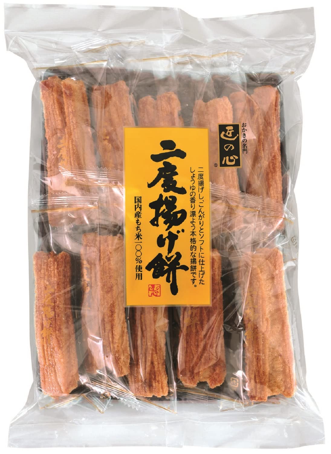 丸彦製菓 二度揚げ餅 10本 ×12袋