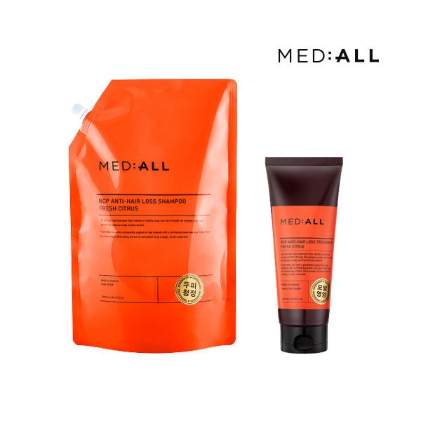 脱毛緩和トリートメント200ml+シャンプー1600ml シトラスの香り