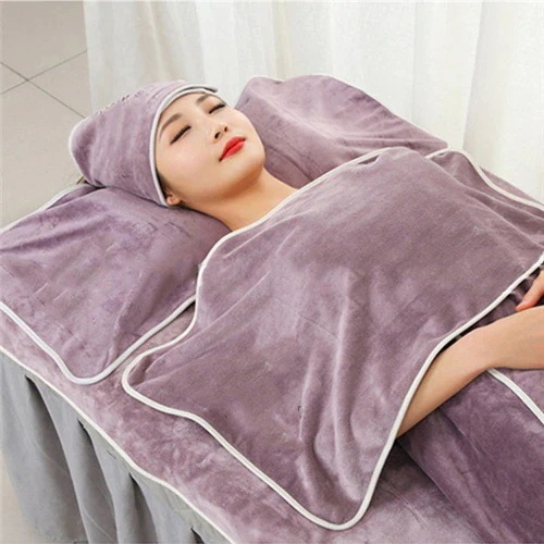 5点タオルセット ラップタオル 大人 マイクロファイバー生地 スナップボタン留め 全4色 ナイトガウン エステ用ガウン サロン用ガウン レディース 女性 ボディタオル 5,449円