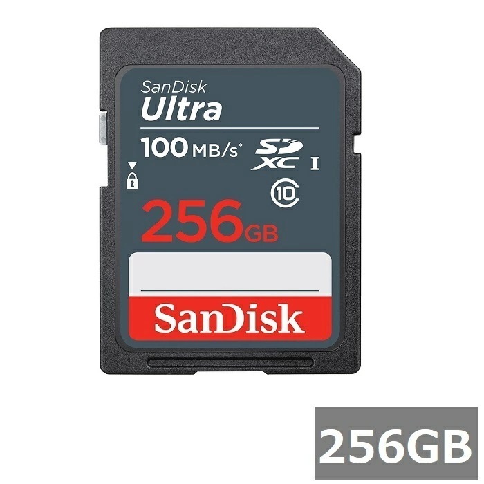 サンディスク SDカード SDXC SDSDUNR-256G-GN3IN Ultra 256GB Sandisk SDXCカード SD Class10 UHS-I カメラ デジカメ ビデオカメ