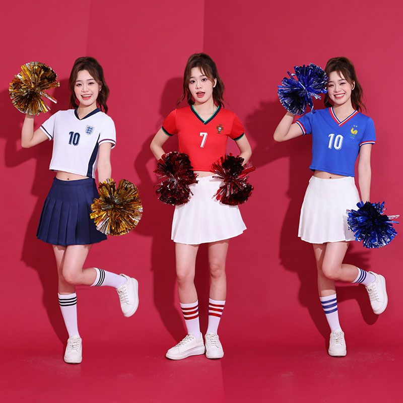 2025新しいフットボールの赤ん坊のチアリーダーのチアリーディングの性能の衣服