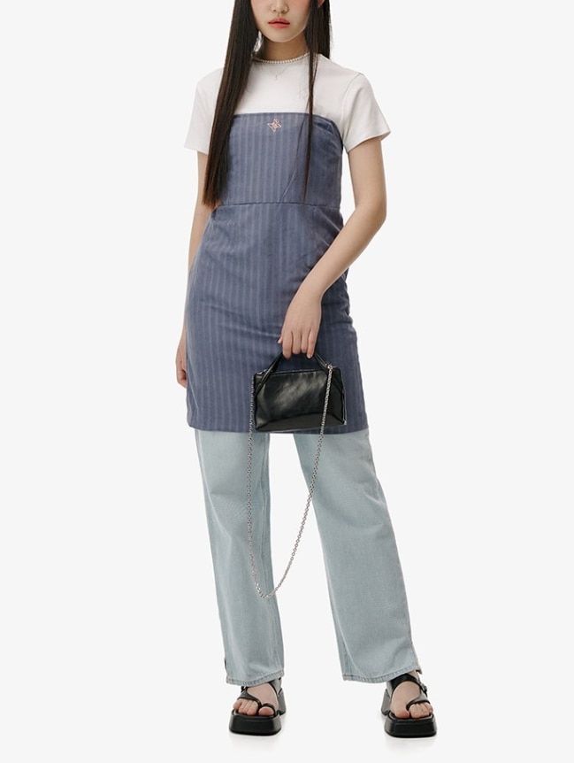 サイドスリットデニムパンツ_1color