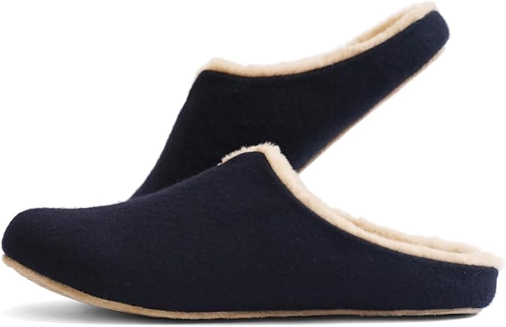 [フロンティア] rooms Sheep ルームズシープ ネイビー L ルームシューズ 冬 あったか ボア メンズ レディース 室内 スリッパ 来客用 FR0034