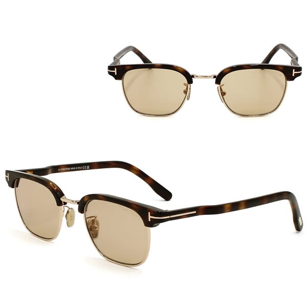 サングラス FT1119-D/S 52A 47 TF1119-D ハバナ ブラウン アジアンフィット EYEWEAR メンズ レディース