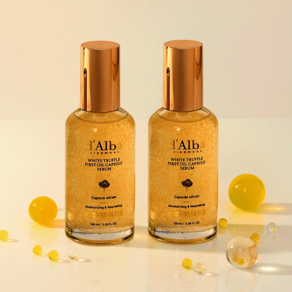 ホワイトトリュフファーストオイルカプセルセラム 100ml+100ml（トーンアップ3ml体験分3枚） (贈呈品なくなり次第贈呈終了)