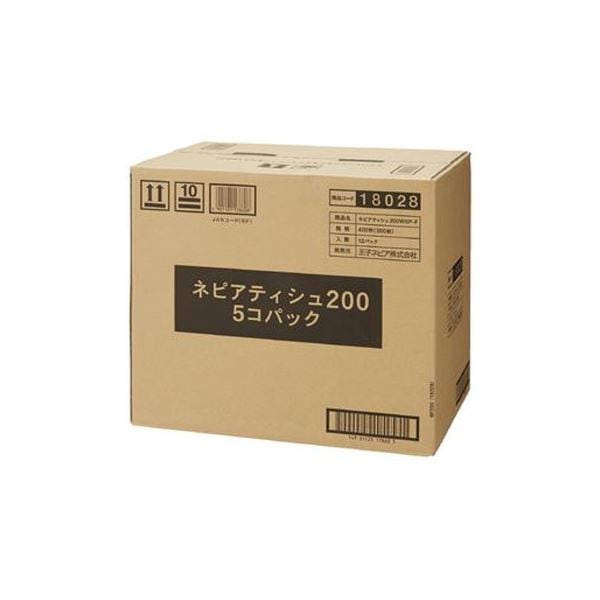 ネピア ネピアティシュ 200組 5個x12P