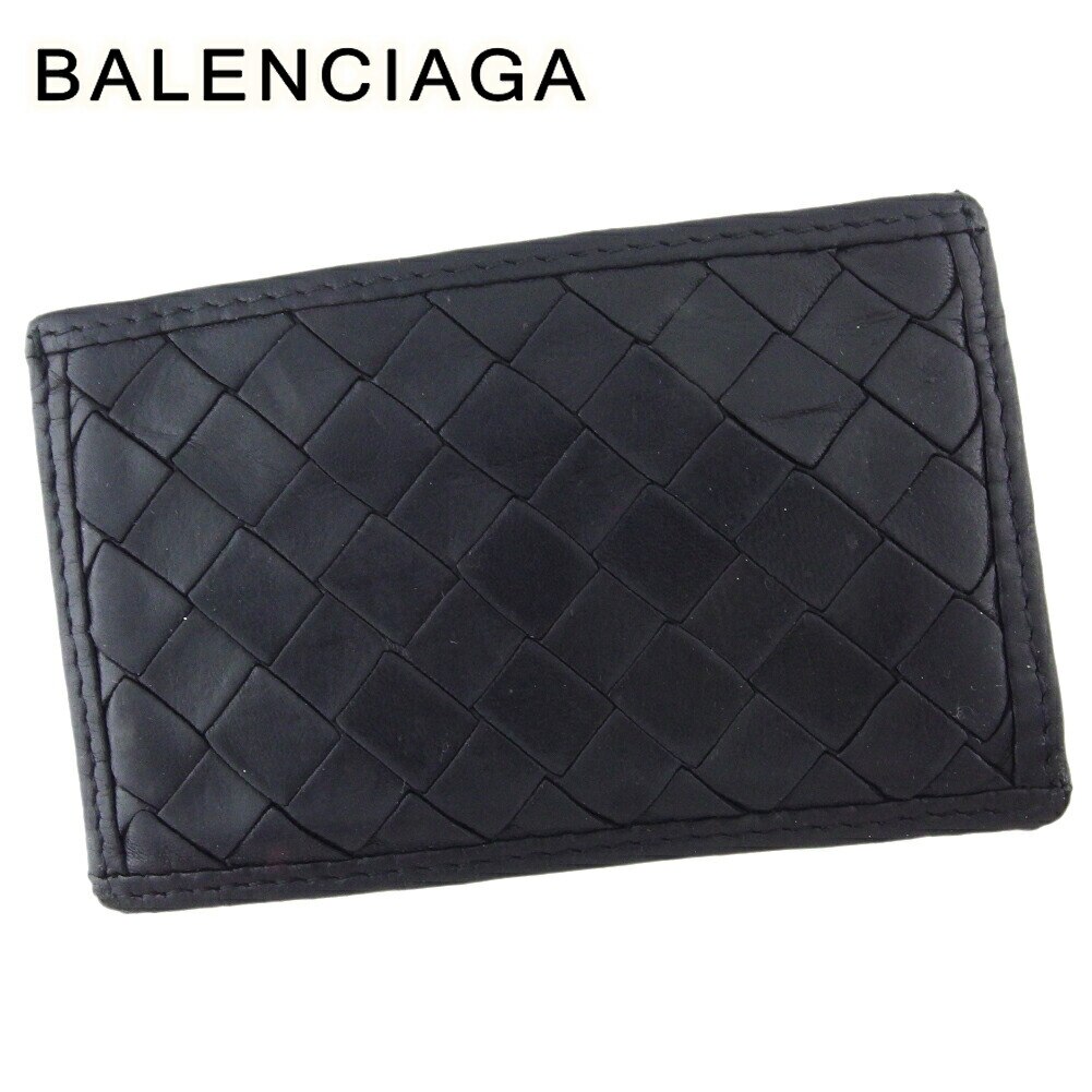 カードケース パスケース イントレチャート レディース メンズ ブラック 中古