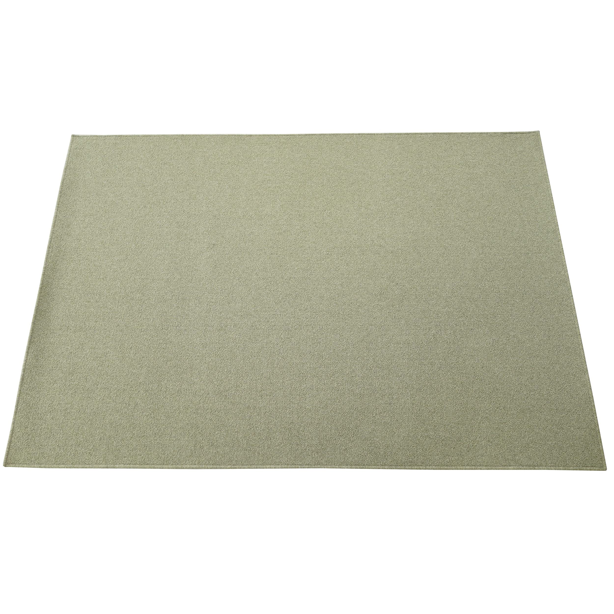 スミノエ(Suminoe) オーダーラグ グリーン 幅60cm ×長さ110cm SCOT PLAIN 防炎 消臭
