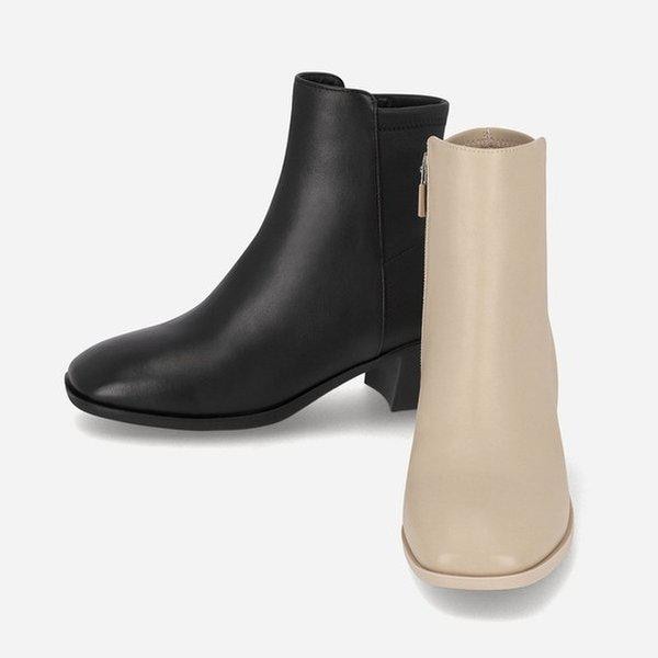 女性ラムスキン スパン アンクルブーツ 5cm LCWA63U54C