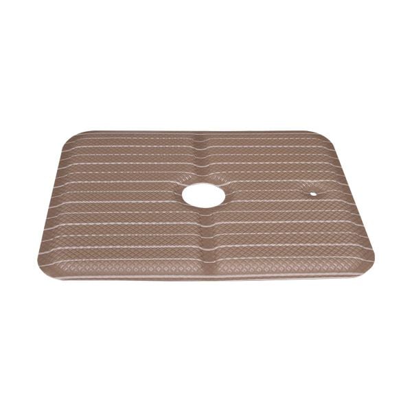 （まとめ） サンベルム いごこち風呂椅子マットブラウン TU19810 1枚 5セット