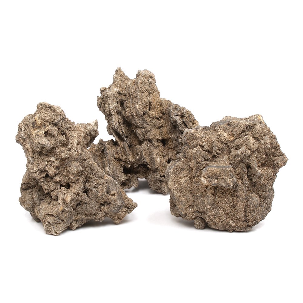 形状お任せ　魔光石　Ｍサイズ（約１３ー１８ｃｍ）　３個　アクアリウム　レイアウト素材　ＣＲＣ21―20―99―10―00
