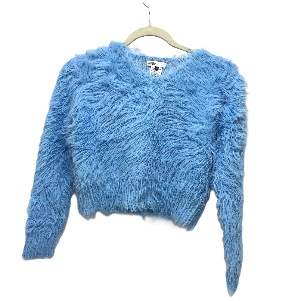 DOUBLE STANDARD CLOTHING ダブルスタンダードクロージング ニット 0209-220-224 ロングシャギー ファー トップス アパレル ナイロン ブルー 6,776円