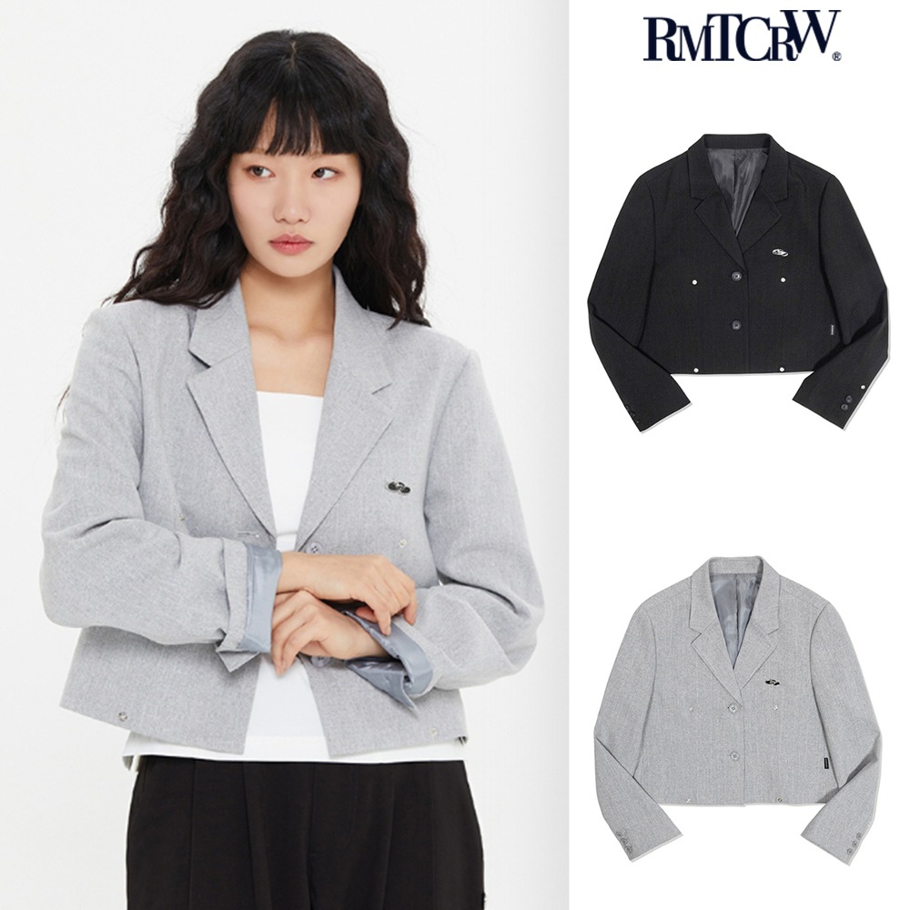 【ROMANTIC CROWN】 SHINING LOGO CROP BLAZER