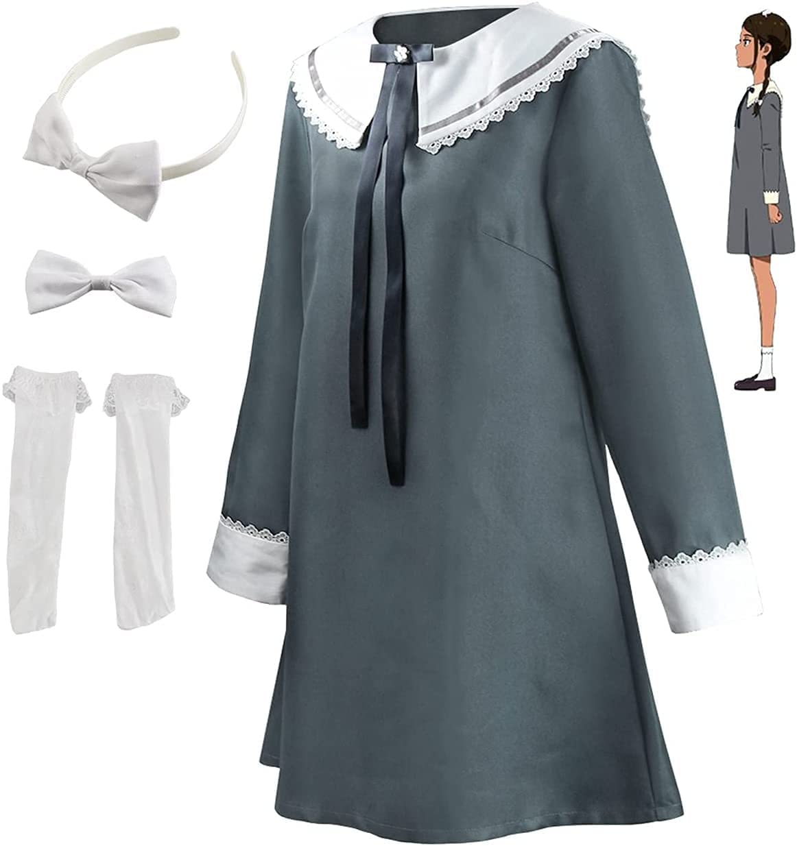 青沼寧瑠 コスプレ衣装 ワンダーエッグプライオリティ あおぬま ねいる ワンピース日常服