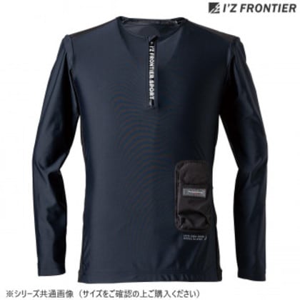 アイズフロンティア 長袖クルージップインナー 05 ブラック LL 122