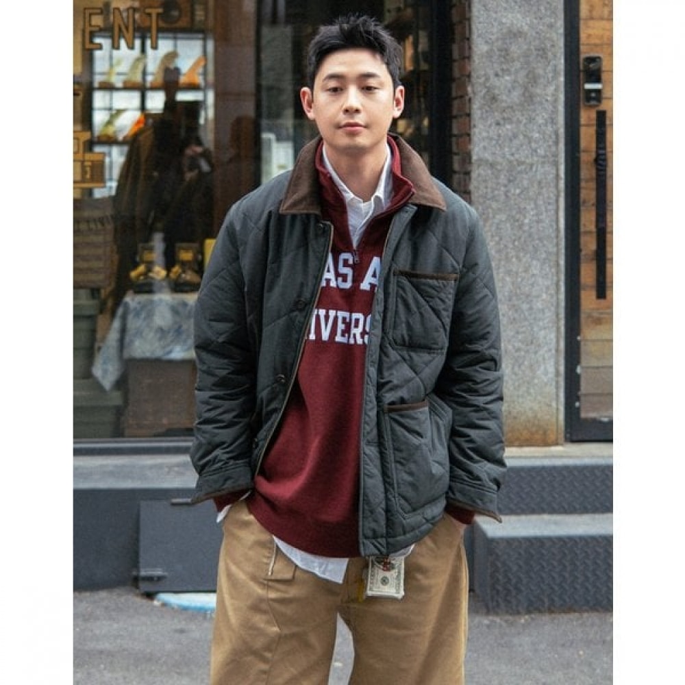 [25SS] [クラシック] グリーンキルトチョアジャケットHZJU5A103E3