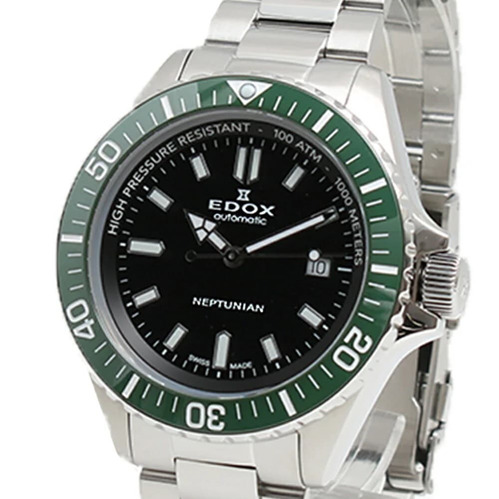 腕時計 80120-3VM-NIN メンズ スカイダイバー ネプチュニアン オートマティック 自動巻き ブラック シルバー 並行輸入品
