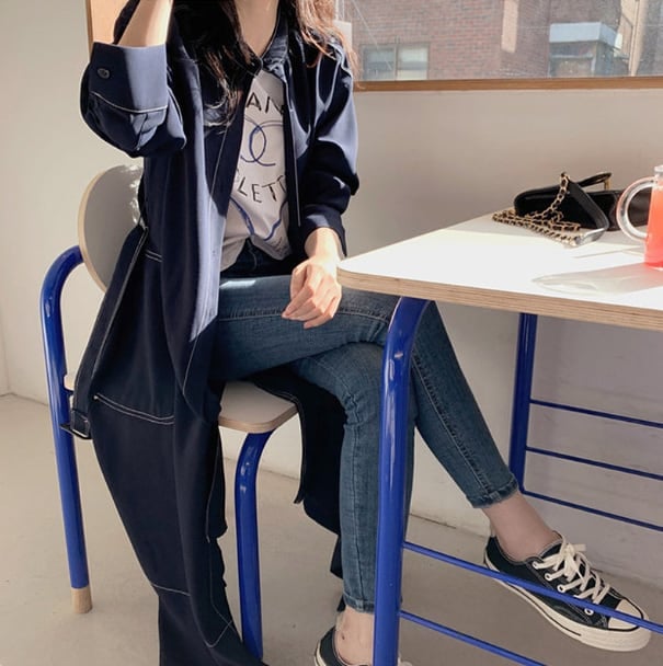 アウター ワンピース コート ロング丈 膝下丈 ノーカラー スタンドカラー ウエストマーク スリムフィット 可愛い かわいい きれいめ 大人 レトロ クラシカル 冬 ウィンター 秋 オータム lout