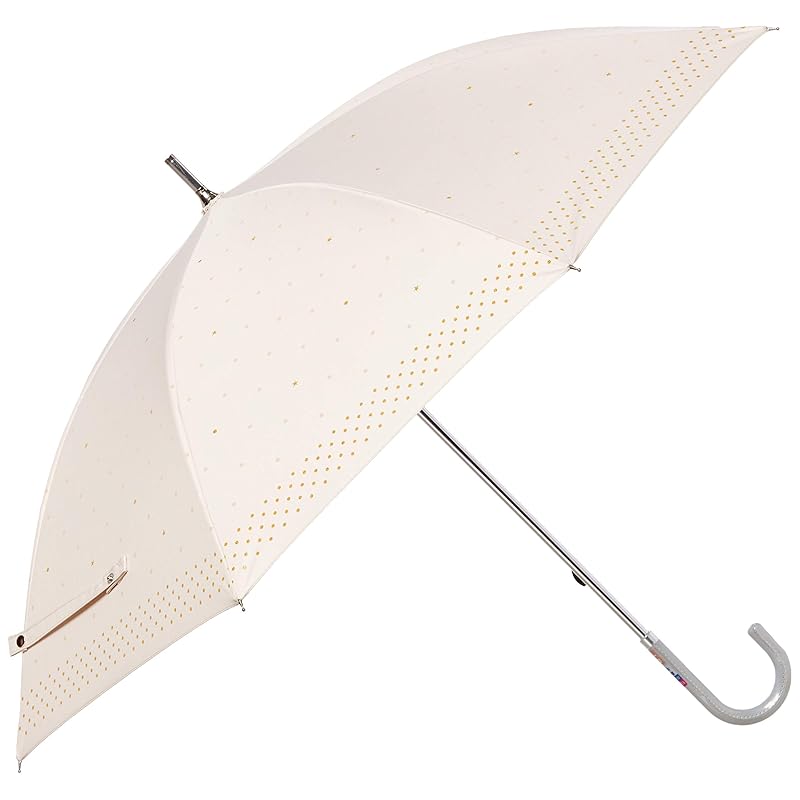 即納：[ムーンバット] BEAUTY SHIELD(ビューティーシールド) ドット柄 日傘 パラソル 長傘 かわいい オシャレ レディース 【1級遮光・晴雨兼用】 ペールオレンジ 22-228-319 4,516円