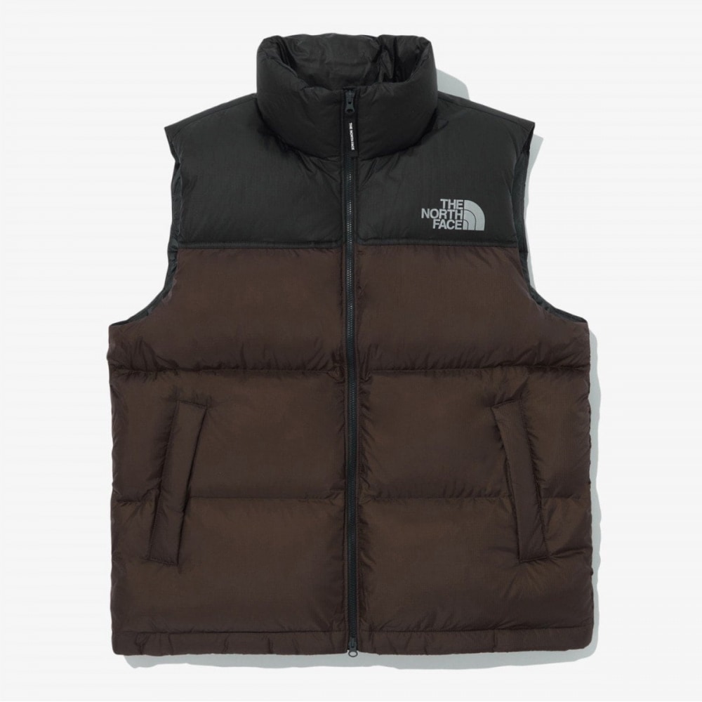 ノースフェイス ホワイトラベル ノベルティ ヌプシ エア RDS ダウンベスト BROWN NV1DQ50K