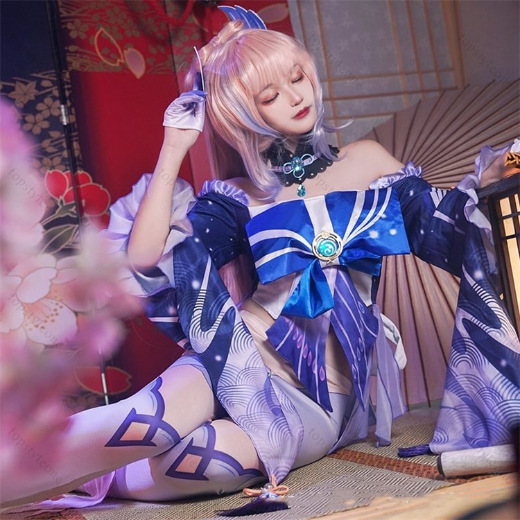 原神 珊瑚宮心海 さんごのみやここみ コスプレ衣装 原神 げんしん ヒロイン Sangonomiya Kokomi ハロウィン クリスマス 制服 大人 子供 男子 女子 イベント 人気 ゲーム イベ