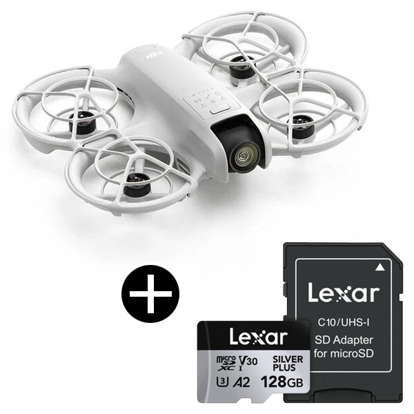 NeoFlyMoreコンボ + LEXAR LMSSIPL128G-BNANG Professional SILVER PLUS microSDXC UHS-I マイクロSDカード 128GB セット