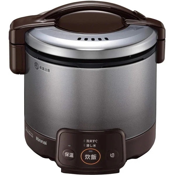 炊飯器 3合 RR-030VQ(DB)-LP ダークブラウン こがまる [ガス炊飯器(プロパンガス用炊き)]