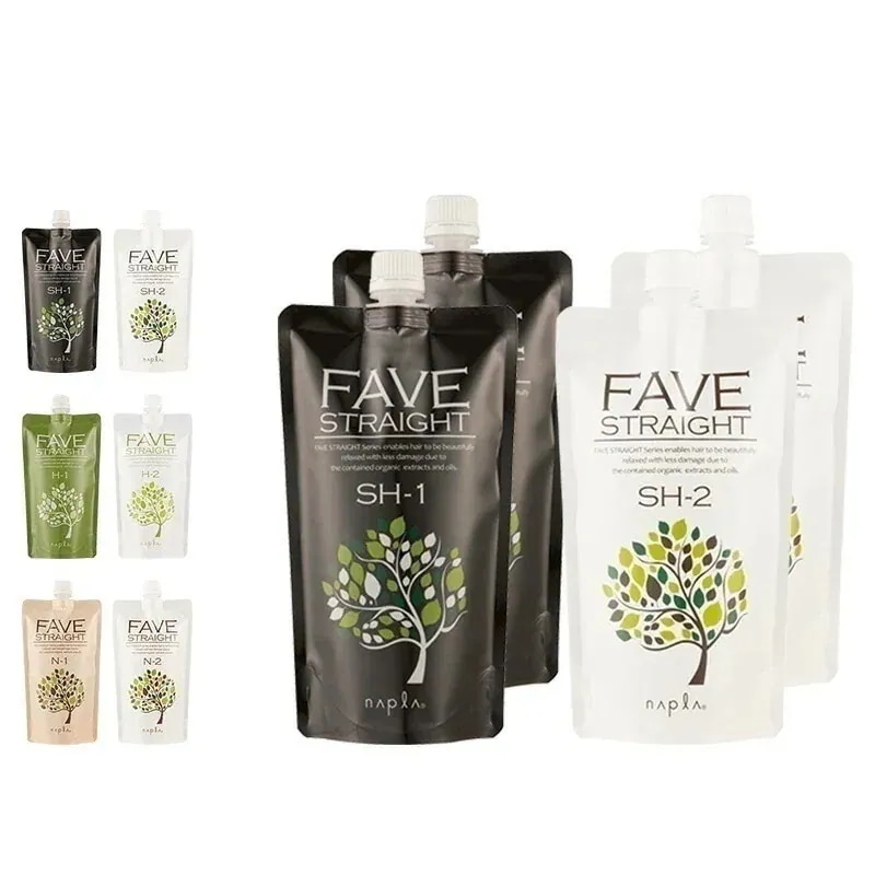 フェーブストレート 1剤 400g 2個+2剤 400g 2個 計4個セット ストレートパーマ剤
