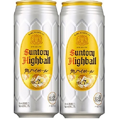 送料無料サントリー 角ハイボール 500ＭＬ缶48本2ケース売り