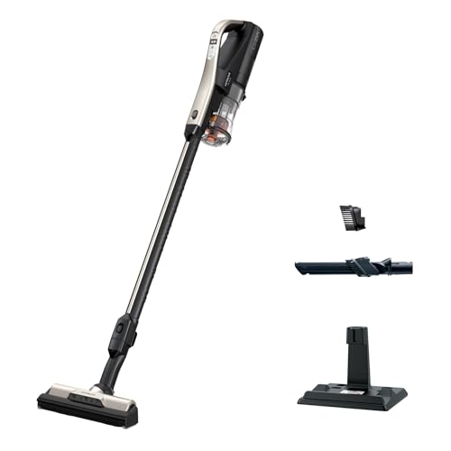 日立 掃除機コードレス スティッククリーナー 軽量 1.1Kg 自走式 LEDライト PV-BL3J ラクかるスティック 日本製 シャンパンゴールド ハンディクリーナー スタンド付き