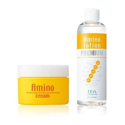 アミノローションプレミアム310ml+アミノクリーム100g セット 保湿 化粧水　うるおい　クリーム　化粧水　大容量　コスパ良し
