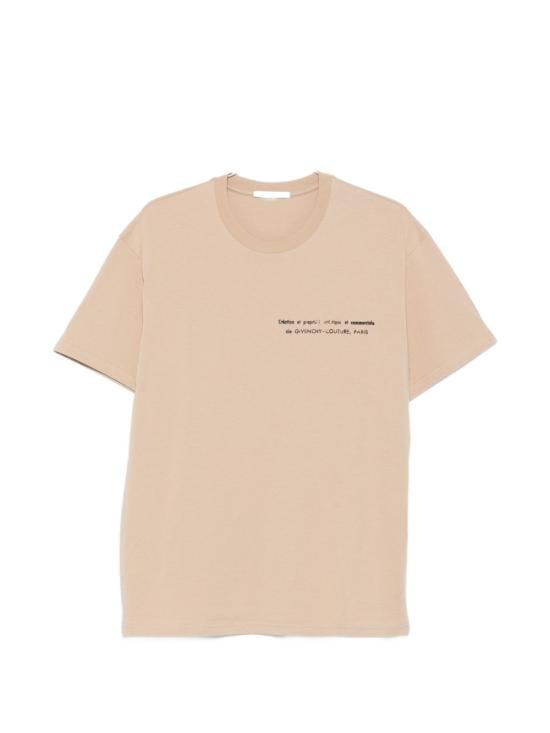 GIVENCHY Men T-Shirts BM71NK3YUE 250 Beige
