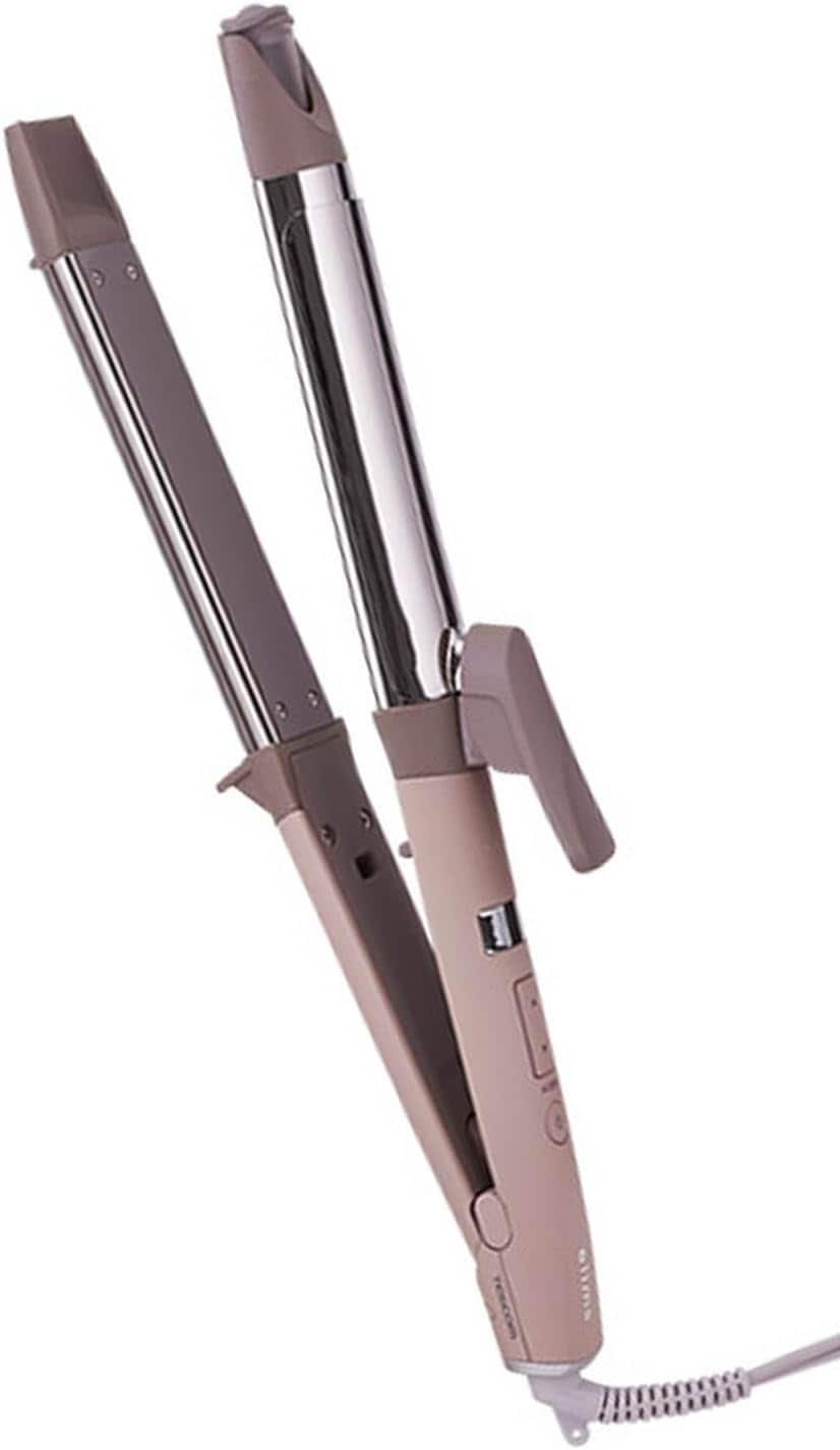 テスコム ヘアアイロン カールアイロン コテ 32mm ストレート/カール 2way マイナスイオン 海外対応 スチーム 温度調整/ロック/メモリー 自動OFF 開閉ロック ラク抜きプラグ elims