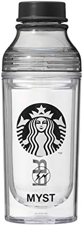 スターバックス スタバ ダブルウォールサニーボトルブラック FRGMT MYST 473ml グランデ ブラック 黒 フラグメント 渋谷 藤原ヒロシ