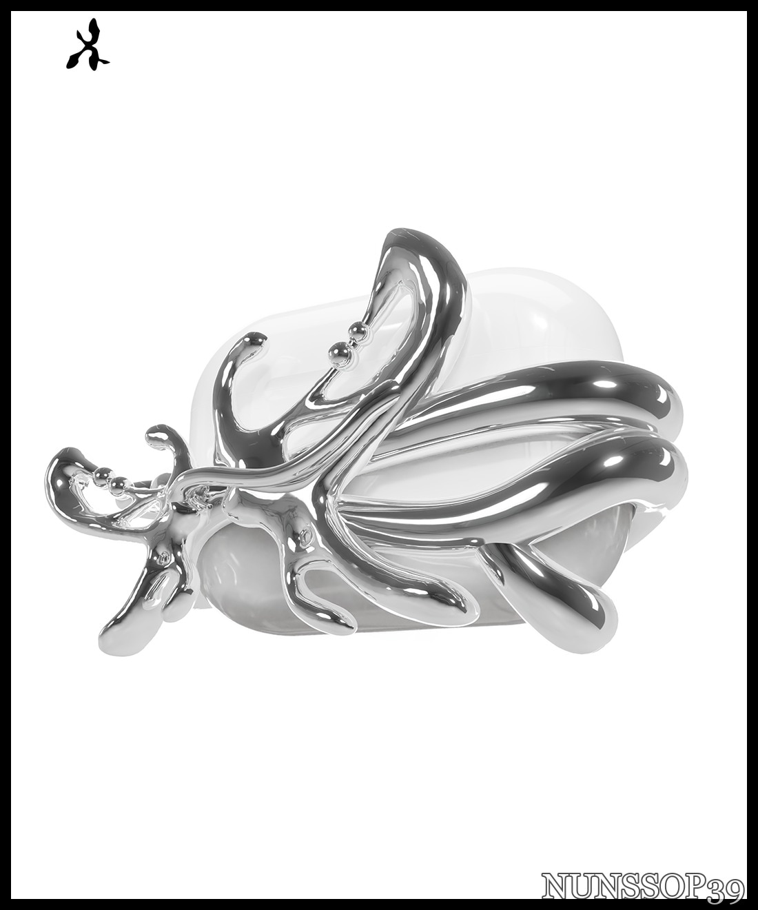 ANDAASH Airpods Bfy Silver