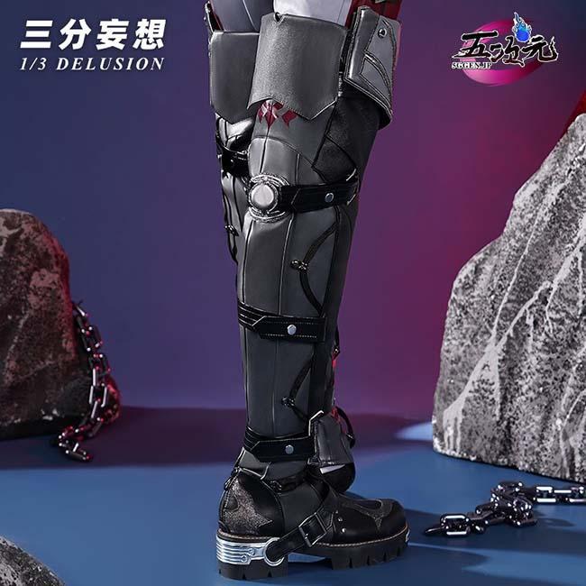 【予約商品】ハロウィン 三分妄想　原神　コスプレ　リオセスリ　靴　靴カバー込み