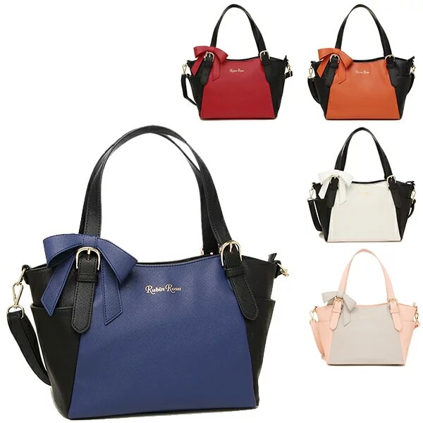 レディースショルダーバッグ NAVY/BLACK マルチカラーRED/BLACK マルチカラーORA