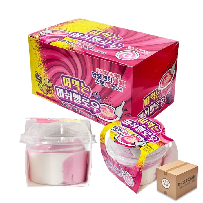 [業者向け] スプーンで食べるマシュマロ 43g (12 x 12) / 1BOX 韓国お菓子