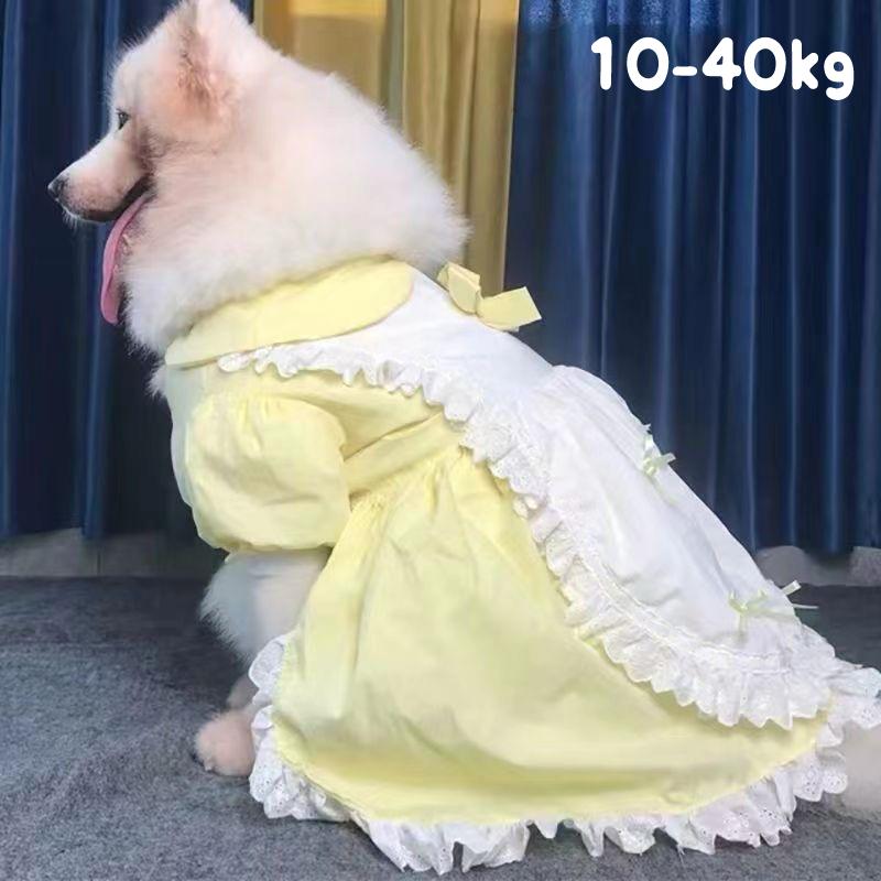 犬服 犬用 大型犬 中型犬 大きいサイズ 服 バービー barbie 洋服 ペット服 コスチューム いぬ かわいい ウェア 夏 メイド服 韓国風