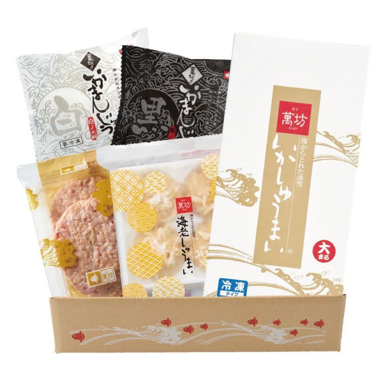【『いかしゅうまい』発祥の店】萬坊 おすすめセット(SK-14-F)(冷凍) 父の日 お中元 帰省暮 お歳暮 ギフト 詰め合わせ お取り寄せグルメ ギフト箱付き 3000円代 4,627円