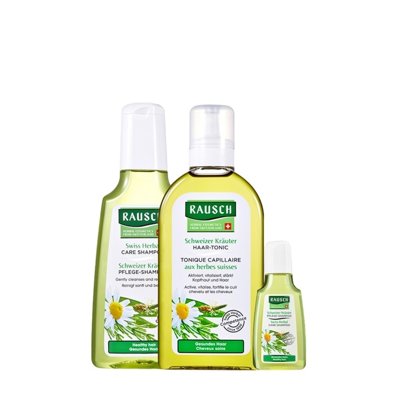 [ラウシュ] [頭皮水分鎮静SET]スイスハーバルシャンプー200ml＆トニック200mlデュオギフトセット
