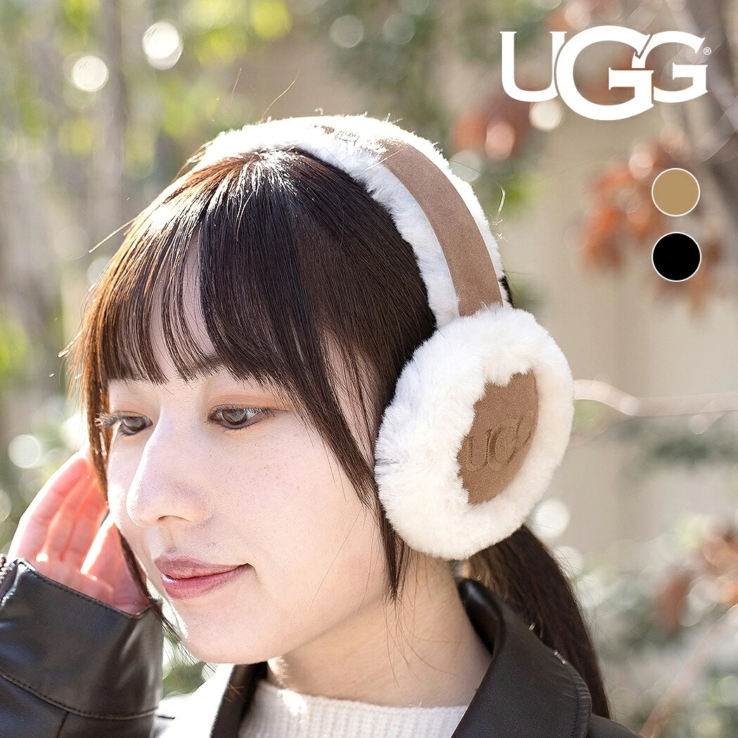 UGG アグ シープスキン エンブロイダリー イヤマフ 耳当て 防寒 暖かい Sheepskin Embroidery Earmuff CHESTNUT ( チェスナッツ 20955-CHE ) 12,578円