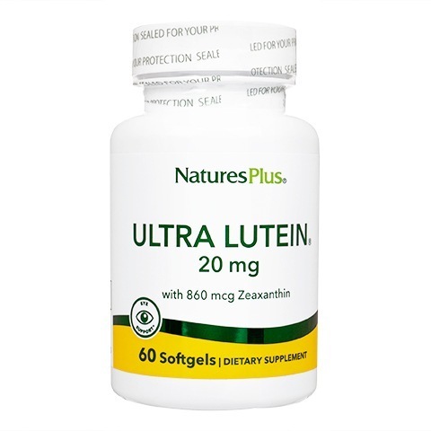 ウルトラルテイン 20mg 60錠 1本 ネイチャーズプラス NaturesPlus Ultra Lutein ゼアキサンチン 海外発送 国際郵便発送