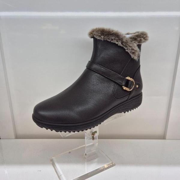 HC11 シープスキン レディース アンクルブーツ N6T7U5P4C85 (45609432)