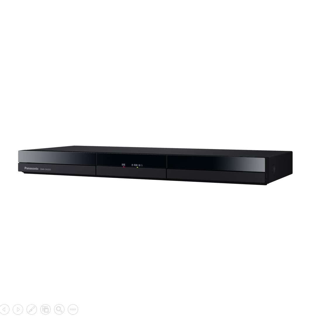 パナソニック 2TB 2チューナー ブルーレイレコーダー DIGA どこでもディーガ対応 ドラマ・アニメ1クール自動録画 DMR-2W203